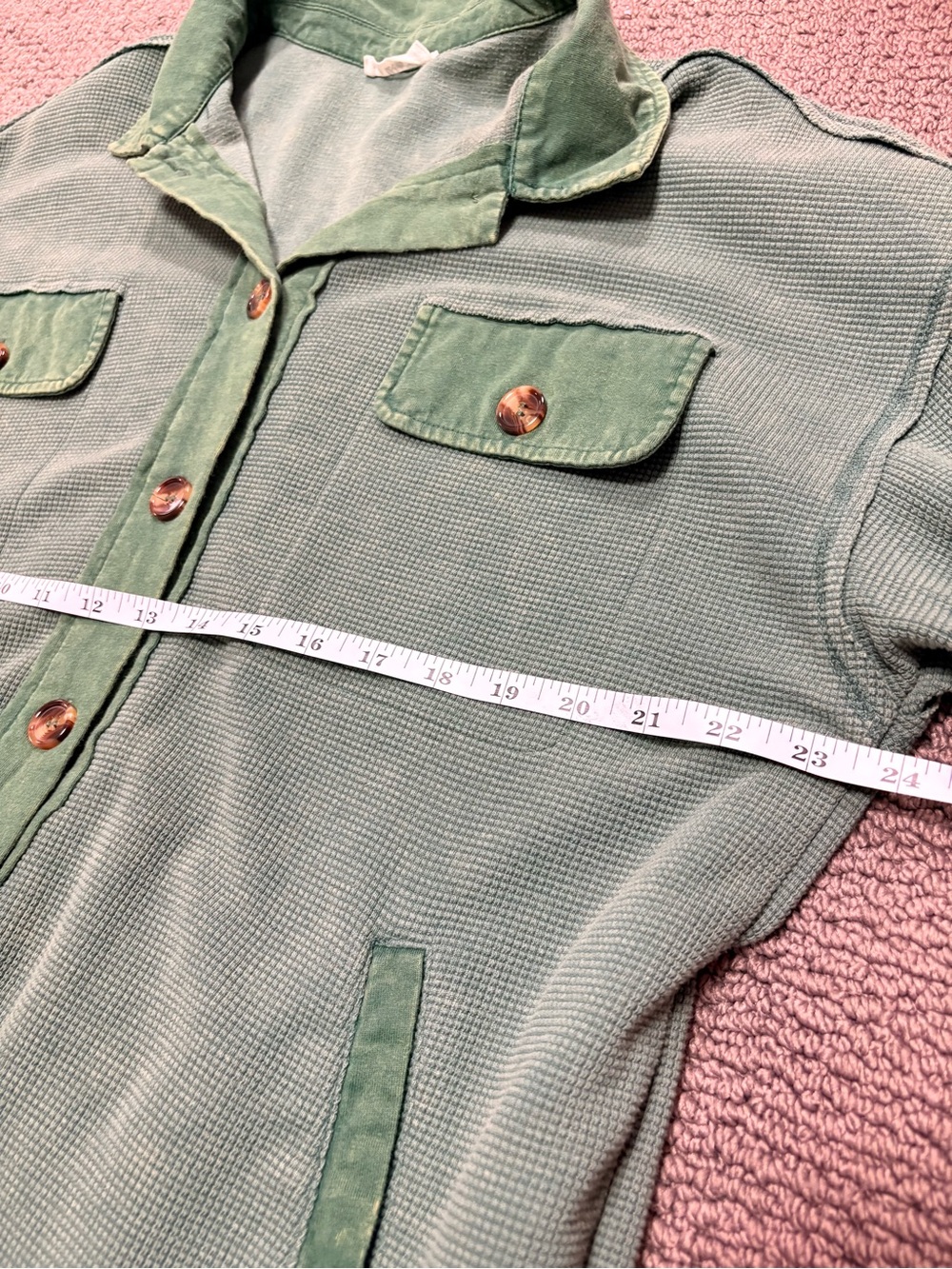 In Loom Waffle Knit Shacket - Picture 5 of 6